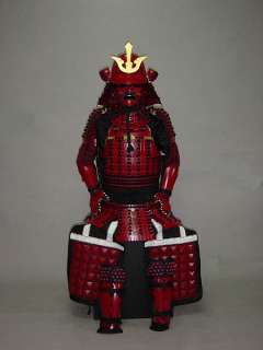 Collected Japanese Art red Samurai Armor wearable Suit  