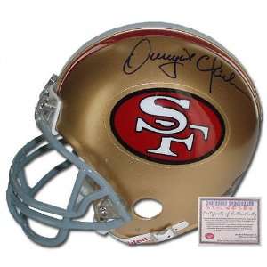  Dwight Clark San Francisco 49ers Autographed Mini Helmet 