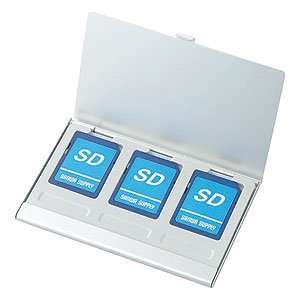  Sanwa Supply Secure Digital (SD) Aluminum Memory Case 