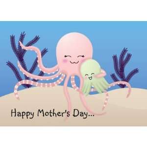  Octopus, Happy Mothers Day Greeting Cards Health 