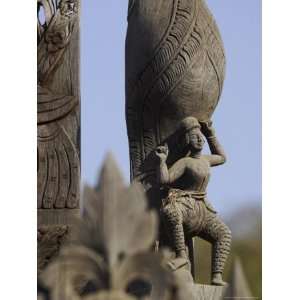  Carvings on the 18th Century Monastery of Nat Taung Kyaung 