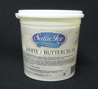 Rolled Fondant 2 Lb White Buttercream Flavor 856801002244  