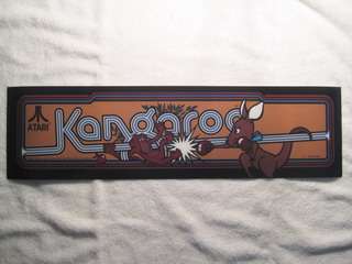 Kangaroo Non Jamma Arcade Marquee / Header  