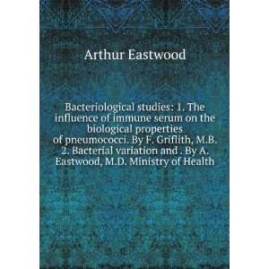   and . By A. Eastwood, M.D. Ministry of Health Arthur Eastwood Books