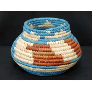  Pueblo Indian Style Olla Basket 6 (a34) 