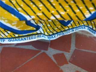 African Fabric GTP Guaranteed Real Wax Printed In Ghana  