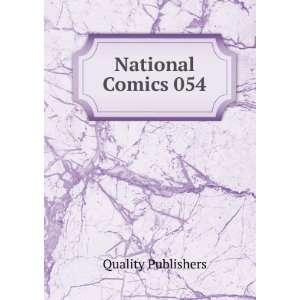  National Comics 054 Quality Publishers Books