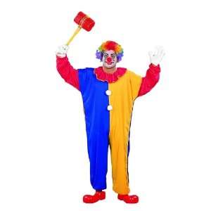  Adult Clown Costume Plus Size (42 50) 