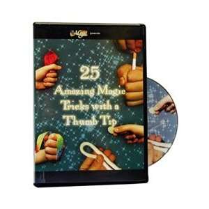  25 Amazing Magic Tricks with a Thumb Tip DVD From Royal Magic 