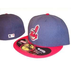  Cleveland Indians Red & Blue New Era 5950 Fitted Baseball 