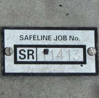 USED SAFELINE GRAVITY METAL DETECTOR STAINLESS STEEL  