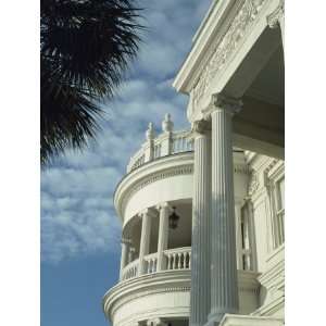 of Portico and Ionic Columns of 25 East Battery, Charleston, South 