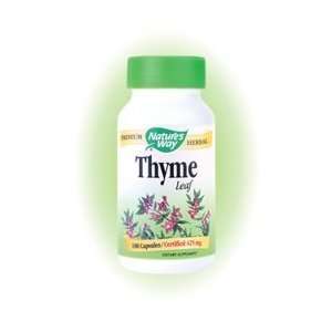 Thyme Leaf 100 Caps ( Thymus vulgaris )   Natures Way 