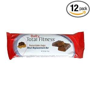  Bally Total Fitness Meal Replacement Bar, Peanut Butter 