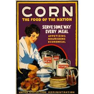 8x11 Inches Poster.Corn The Food of the Nation Poster. Decor with 