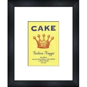  CAKE Fashion Nugget   Custom Framed Original Ad   Framed 