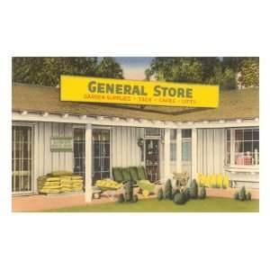  General Store, Garden Supplies Premium Poster Print, 12x8 