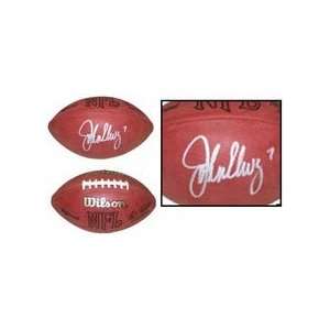  John Elway Autographed Official Wilson NFL Game Football 
