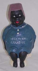  AMERICANA BLACK LADY ON CHAMBERPOT DRUGSTORE CAST IRON COIN DIME BANK