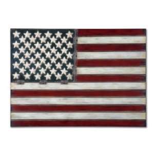    New Introductions Metal Wall Art American Flag
