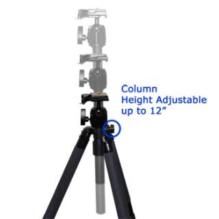   column extended 12 inch) Pull button to adjust and hold leg angles