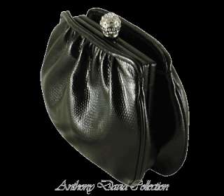 Adore Leather Handbag Purse w Swarovski Crystals ADD58  