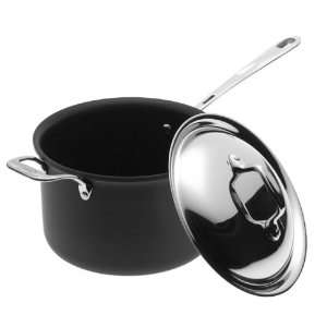  Emeril Nonstick 4 1/2 Quart Saucepan with Lid and Loop 