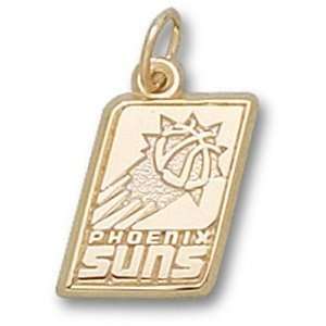  Phoenix Suns NBA Logo 3/8 Pendant (Gold Plated) Sports 