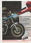   Classic Kerker 2 Page motorcycle advertisement Ad art 1981