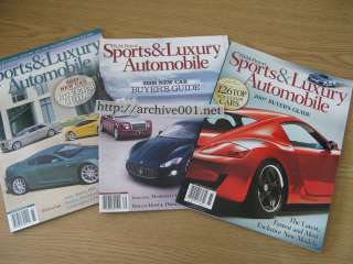   & Luxury Automobile New Car Buyers Guide LOT 2007 2008 2009  