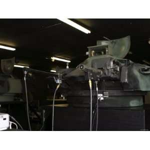 Newly Installed Amphibious Assault Vehicle Turret Trainer Sits in an 