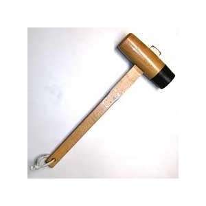    Solid Hardwood Mallet, with Rubber Face One Side