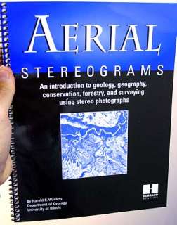 AERIAL Stereograms   NICE Stereoscopic 3 D science Book  