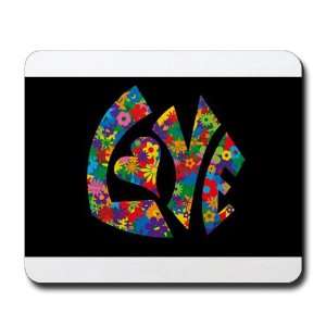  Mousepad (Mouse Pad) Love Flowers 60s Colors Everything 