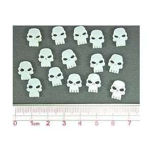  Mini Skulls (Set of 15) Transparent White Toys & Games