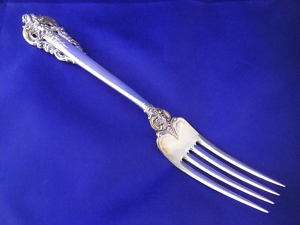 Wallace GRAND BAROQUE Sterling Dinner Fork (NEW)  