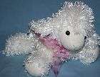 Applause Russ Off White Stuffed LAMB with Pink Bow PLUSH 69940