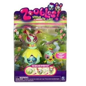  Zoobles Twobles Bunny and Bird + Happitat Toys & Games