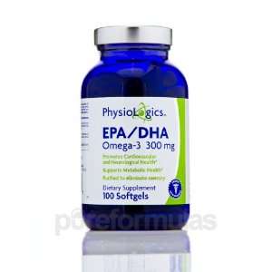 Physiologics EPA 180mg/DHA 120mg (Omega 3 300mg) 100 