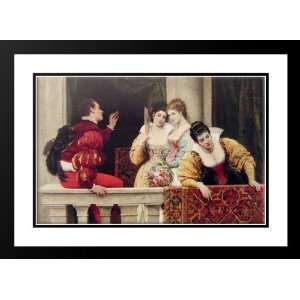  Blaas, Eugene de 40x28 Framed and Double Matted On the 