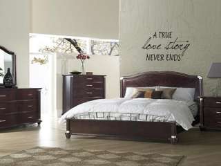 TRUE LOVE STORY Home Bedroom Decor Wall Art Decal 36  