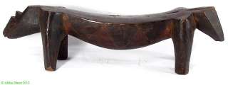 Luguru Animal Headrest Tanzania African Art  