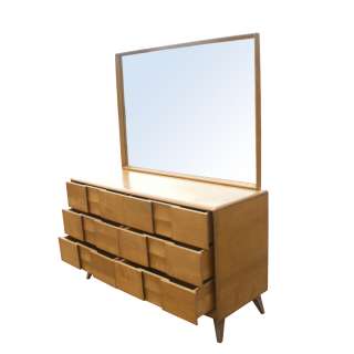 Heywood Wakefield Trophy Suite Dresser and Mirror  