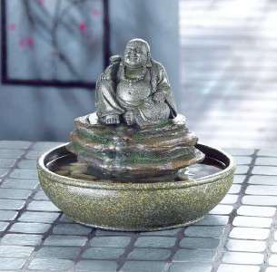 LAUGHING/Fat/Happy BUDDHA Granite look Statue/ FOUNTAIN  