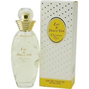 Eau De Dolce Vita by Christian Dior For Women. Eau De Toilette Spray 3 