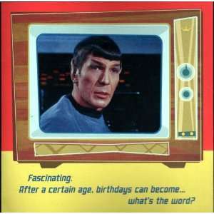   Birthday Card with Sound   Mr. Spock Speaks