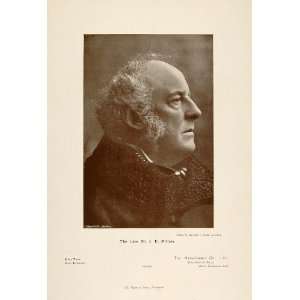  1897 Print Portrait Sir John Everett Millais Painter 