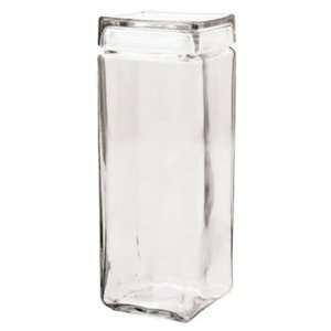  Anchor Hocking 85634 Stackable Square Glass Canister 