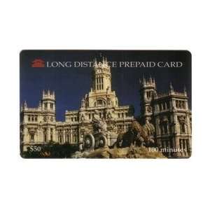  Card $50. (100m) Architecture Scene In Madrid Spain (Spanish Reverse