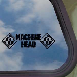   Head Black Decal Metal Rock Band Window Sticker
